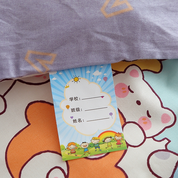 91家纺网 家纺一手货源 找家纺 八零年代 2025新款学生季特惠 全棉幼儿园三件套13372纯棉卡通三件套被套 萌宠乐园