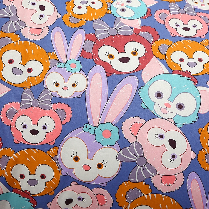 91家纺网 家纺一手货源 找家纺 八零年代 2025新款学生季特惠 全棉幼儿园三件套13372纯棉卡通三件套被套  露露兔