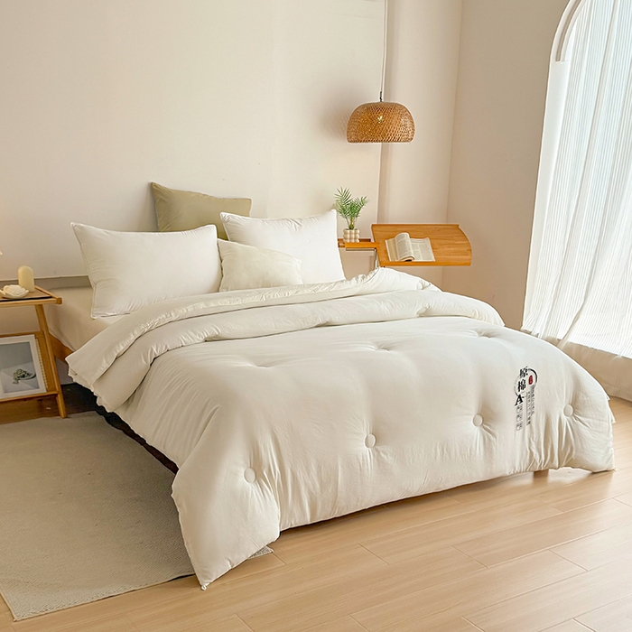 91家纺网 家纺一手货源 找家纺 （总）棉森家纺 2025新款直播热款超柔水洗棉冬被原棉大豆被纤维被夏凉被春秋被冬被被子被芯