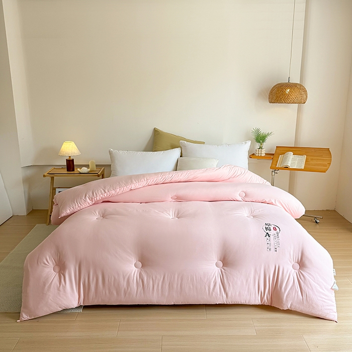 91家纺网 家纺一手货源 找家纺 （总）棉森家纺 2025新款直播热款超柔水洗棉冬被原棉大豆被纤维被夏凉被春秋被冬被被子被芯