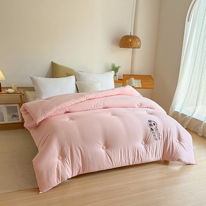 91家纺网 家纺一手货源 找家纺 （总）棉森家纺 2025新款直播热款超柔水洗棉冬被原棉大豆被纤维被夏凉被春秋被冬被被子被芯