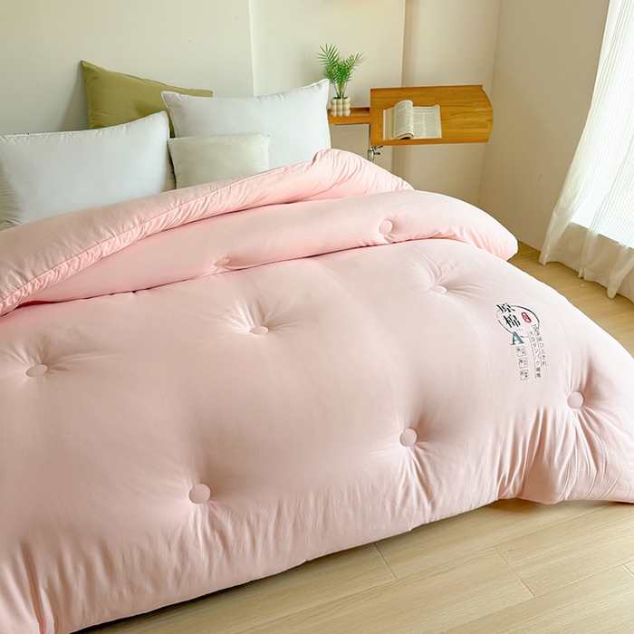 91家纺网 家纺一手货源 找家纺 （总）棉森家纺 2025新款直播热款超柔水洗棉冬被原棉大豆被纤维被夏凉被春秋被冬被被子被芯