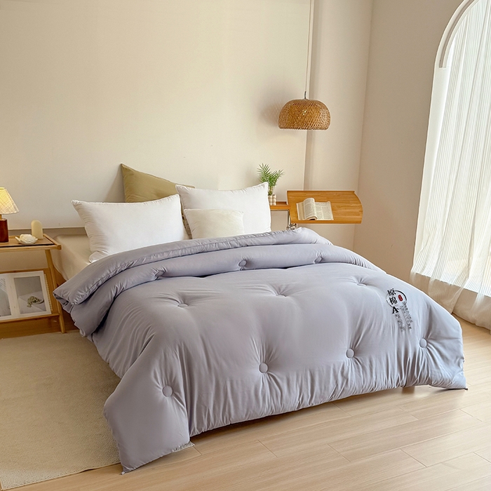 91家纺网 家纺一手货源 找家纺 （总）棉森家纺 2025新款直播热款超柔水洗棉冬被原棉大豆被纤维被夏凉被春秋被冬被被子被芯