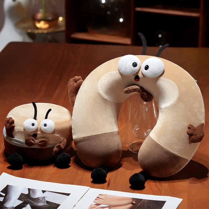 91家纺网 家纺一手货源 找家纺 （总）仟亿莱 2025新款大头蟑螂仔记忆棉u枕套盒