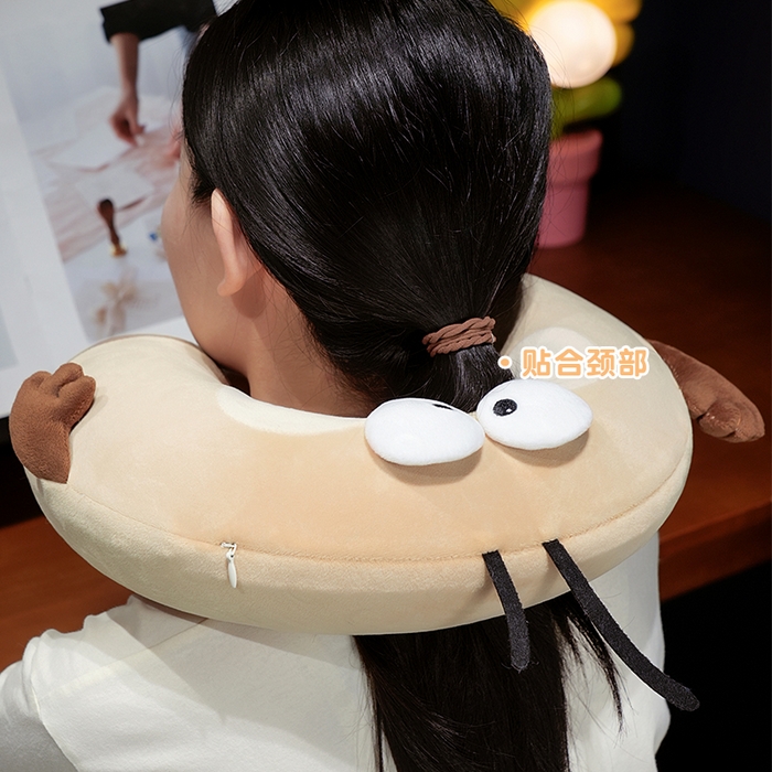 91家纺网 家纺一手货源 找家纺 （总）仟亿莱 2025新款大头蟑螂仔记忆棉u枕套盒