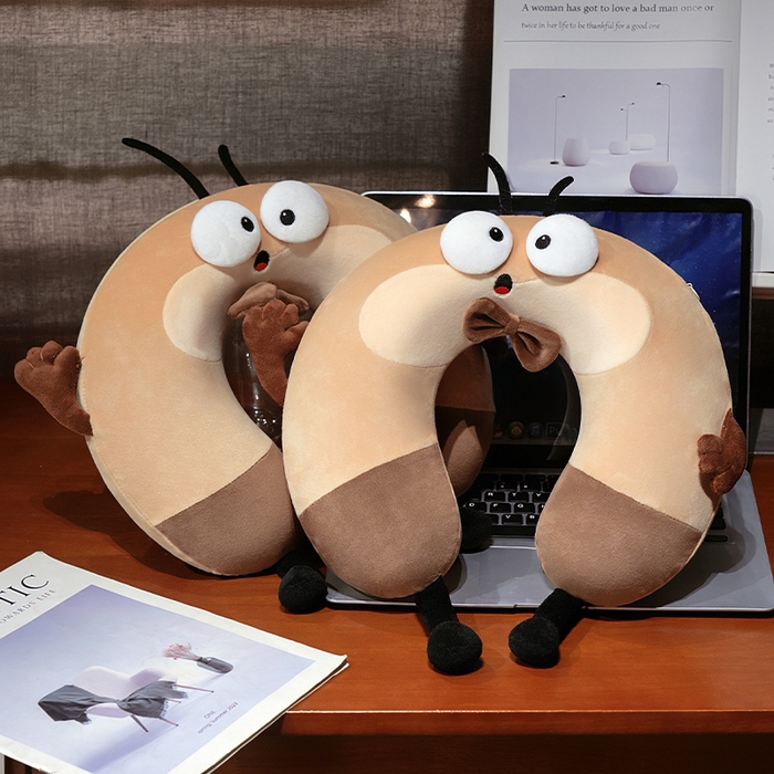 91家纺网 家纺一手货源 找家纺 （总）仟亿莱 2025新款大头蟑螂仔记忆棉u枕套盒