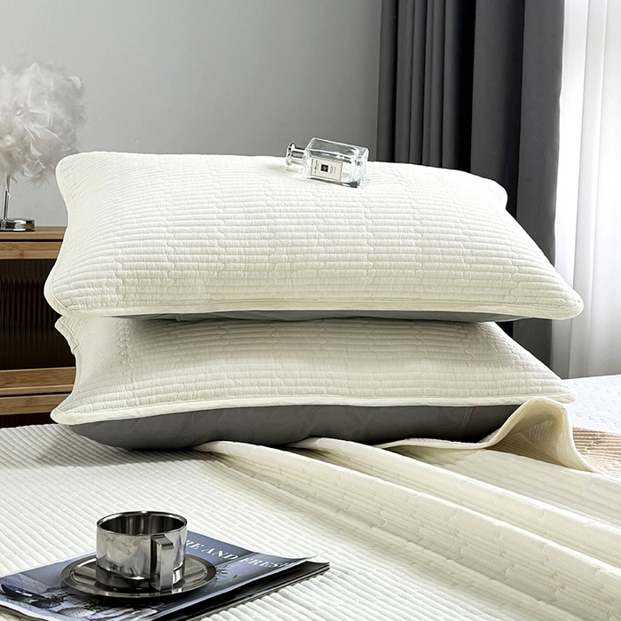 91家纺网 家纺一手货源 找家纺 （总）拾小柒 2025新款全棉色织水洗棉夹棉防滑床盖