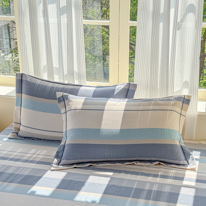 91家纺网 家纺一手货源 找家纺 铭浩 2025新款纯棉棉加厚磨毛升级喷气面料全棉四件套三件套品质生活