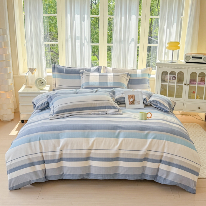 铭浩 2025新款纯棉棉加厚磨毛升级喷气面料全棉四件套三件套品质生活