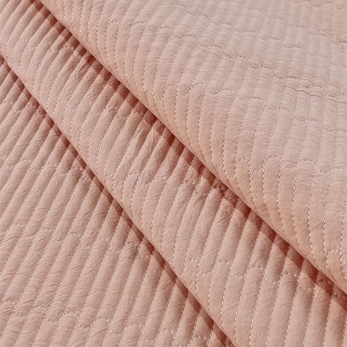 91家纺网 家纺一手货源 找家纺 拾小柒 2025新款全棉色织水洗棉夹棉隔脏污枕套 粉玉色