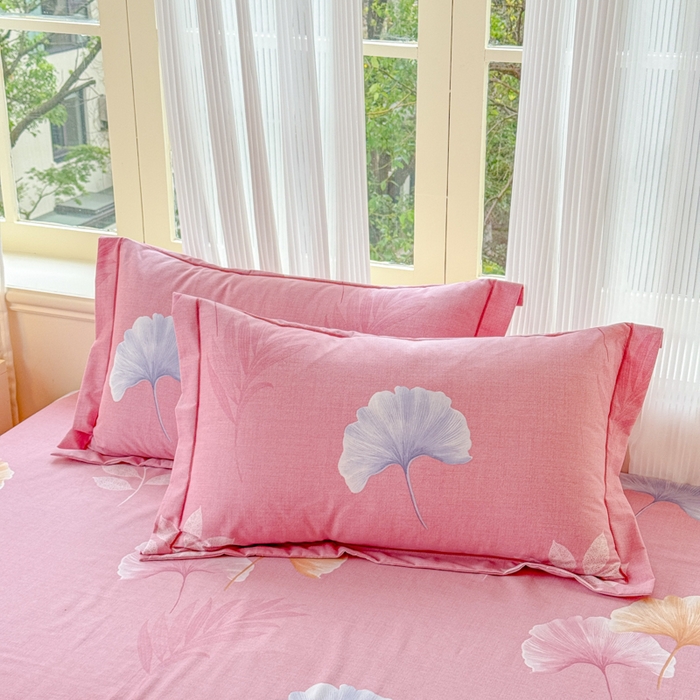 91家纺网 家纺一手货源 找家纺 铭浩 2025新款纯棉棉加厚磨毛升级喷气面料全棉四件套三件套研秋－粉