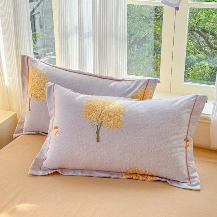 91家纺网 家纺一手货源 找家纺 铭浩 2025新款纯棉棉加厚磨毛升级喷气面料全棉四件套三件套意韵东方