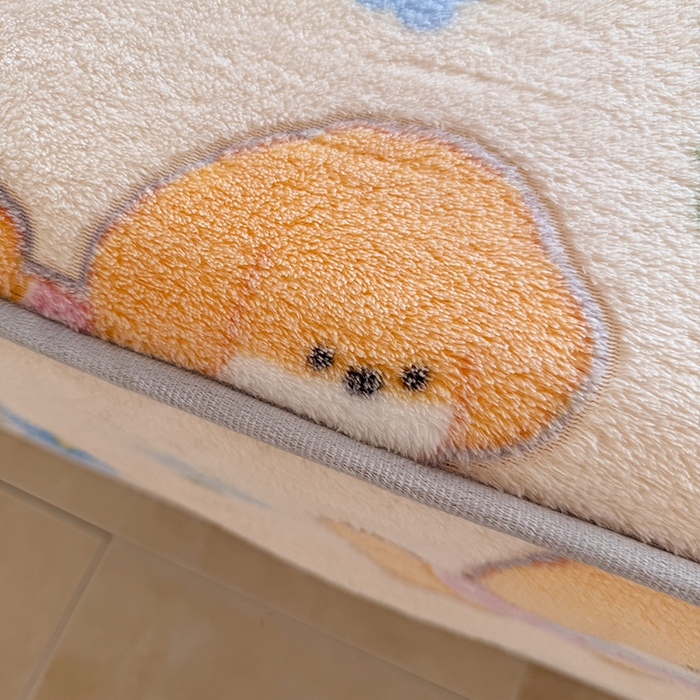 91家纺网 家纺一手货源 找家纺 慕梵家居2025新款雪花绒床笠 美好时光