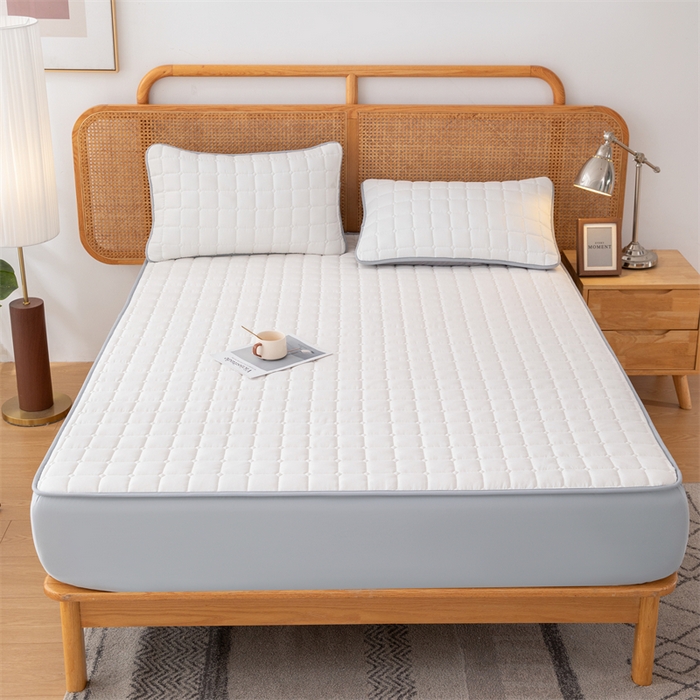 91家纺网 家纺一手货源 找家纺 （总）拾小柒 2025新款A类原棉大豆纤维加厚床褥子床垫保护垫床笠款