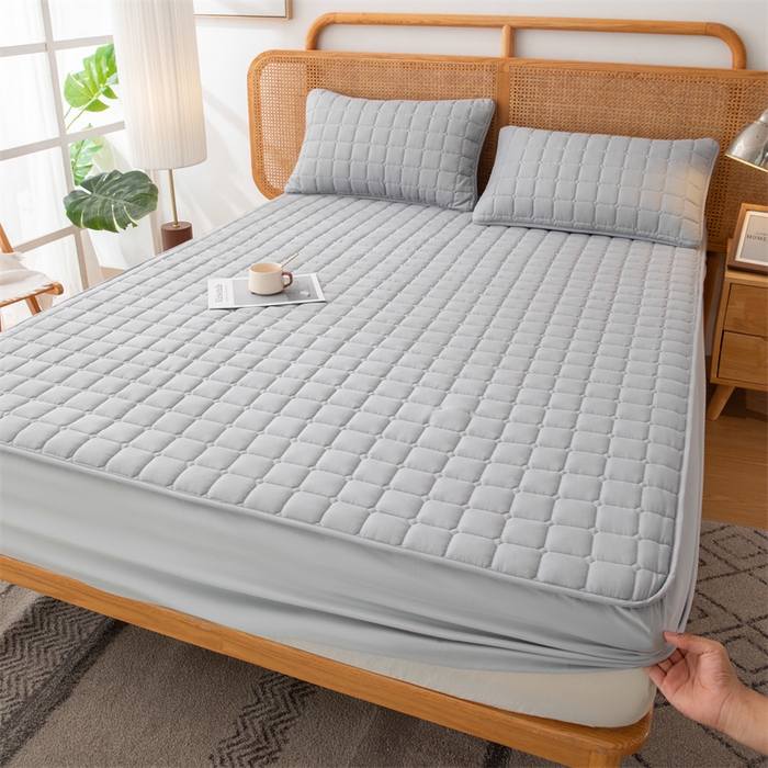 91家纺网 家纺一手货源 找家纺 （总）拾小柒 2025新款A类原棉大豆纤维加厚床褥子床垫保护垫床笠款