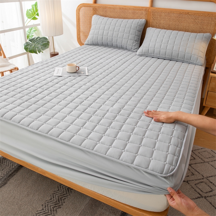 91家纺网 家纺一手货源 找家纺 （总）拾小柒 2025新款A类原棉大豆纤维加厚床褥子床垫保护垫床笠款