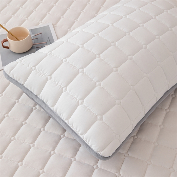 91家纺网 家纺一手货源 找家纺 拾小柒 2025新款A类原棉大豆纤维加厚床褥子床垫保护垫床笠款 象牙白