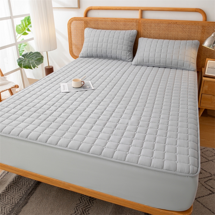 91家纺网 家纺一手货源 找家纺 （总）拾小柒 2025新款A类原棉大豆纤维加厚床褥子床垫保护垫床笠款