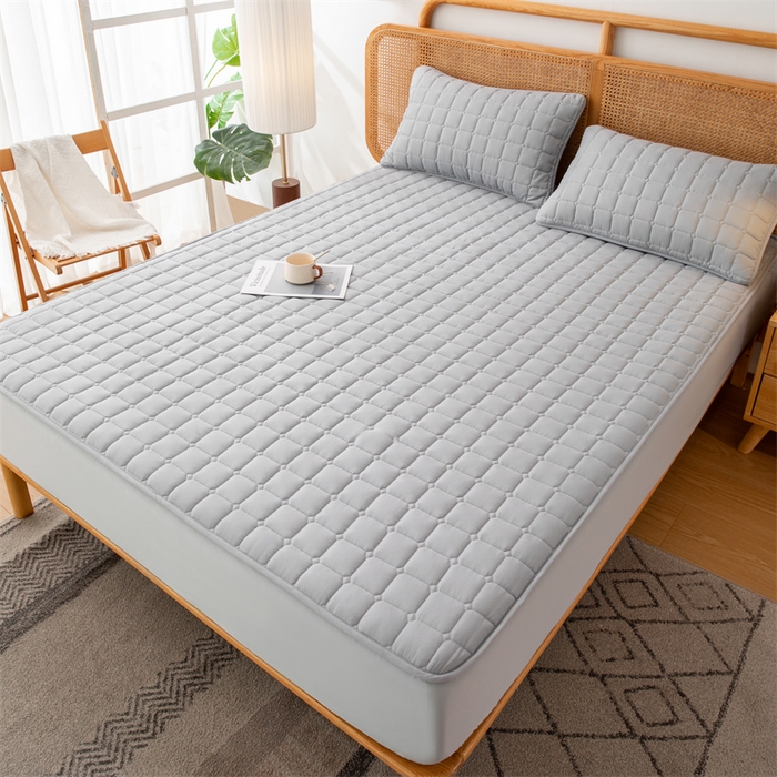 91家纺网 家纺一手货源 找家纺 （总）拾小柒 2025新款A类原棉大豆纤维加厚床褥子床垫保护垫床笠款