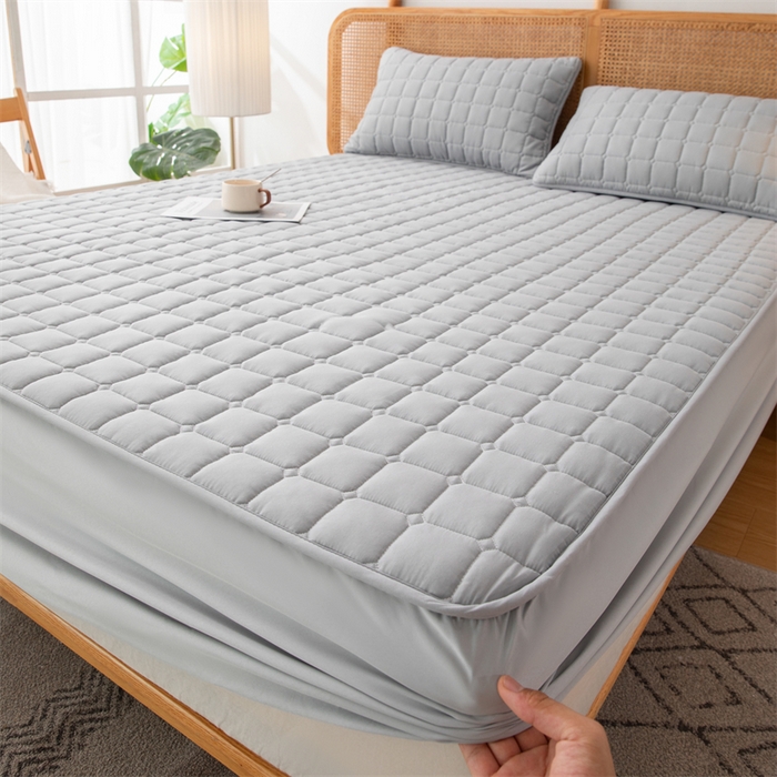 91家纺网 家纺一手货源 找家纺 （总）拾小柒 2025新款A类原棉大豆纤维加厚床褥子床垫保护垫床笠款