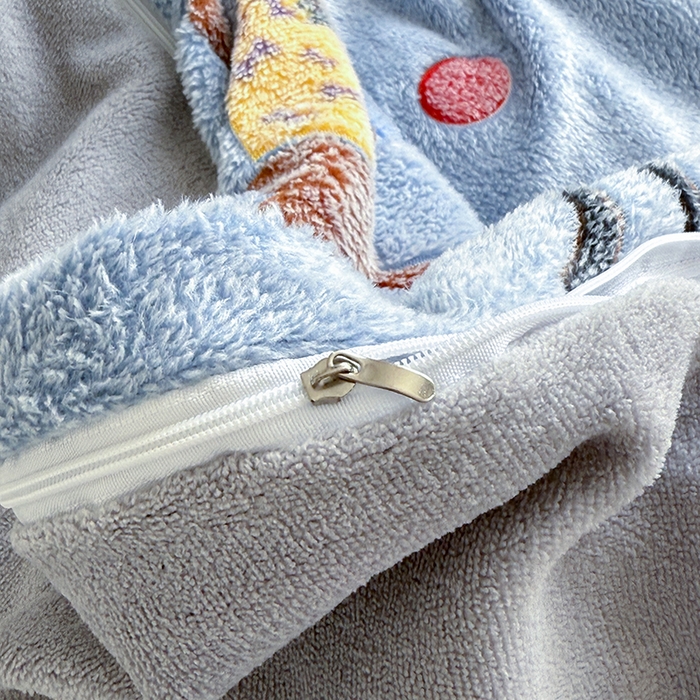 91家纺网 家纺一手货源 找家纺 慕梵家居2025新款雪花绒被套 波点小腊肠