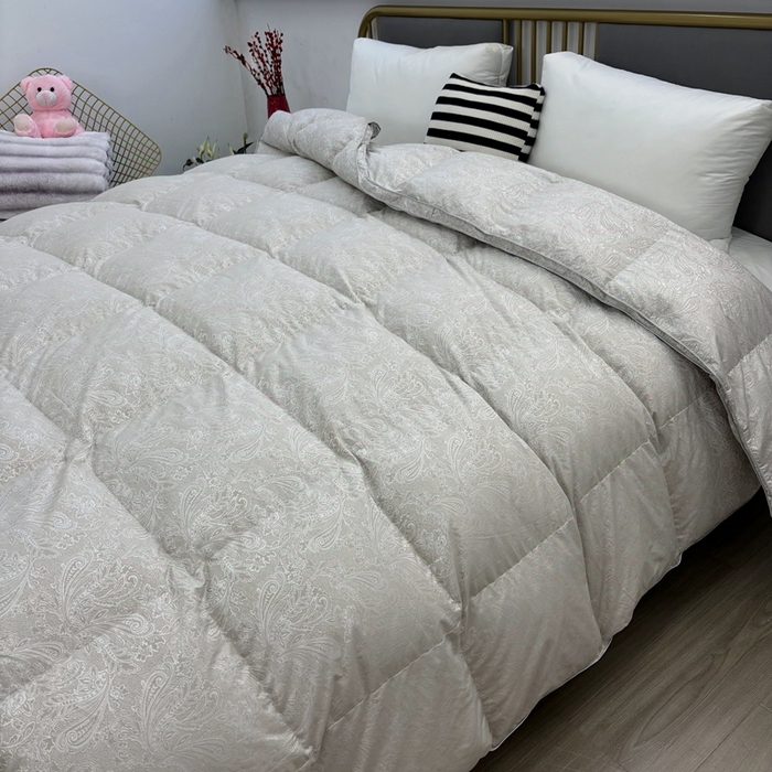 91家纺网 家纺一手货源 找家纺 太阳羽家纺 2025新款高精密印花被保暖冬被被芯 凤灰