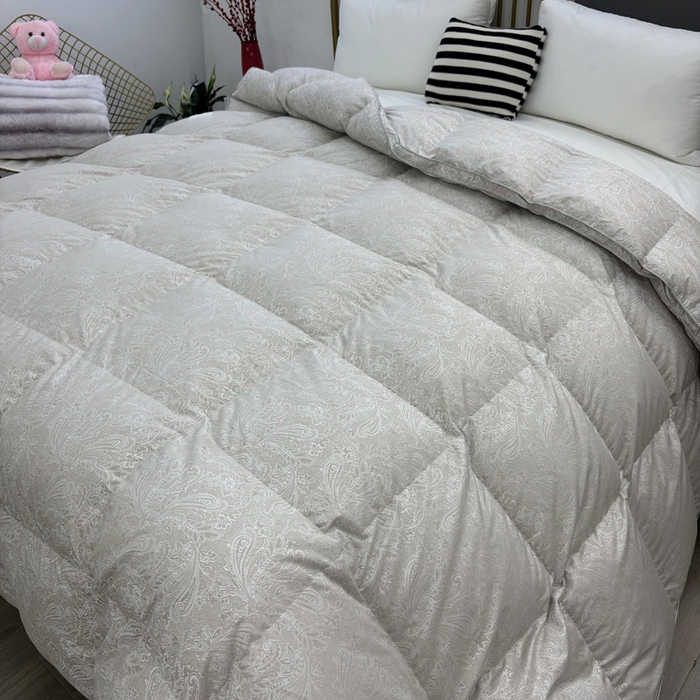 91家纺网 家纺一手货源 找家纺 太阳羽家纺 2025新款高精密印花被保暖冬被被芯 凤灰