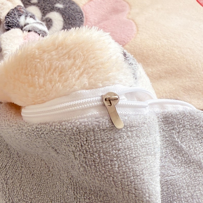 91家纺网 家纺一手货源 找家纺 慕梵家居2025新款雪花绒被套 心动符号