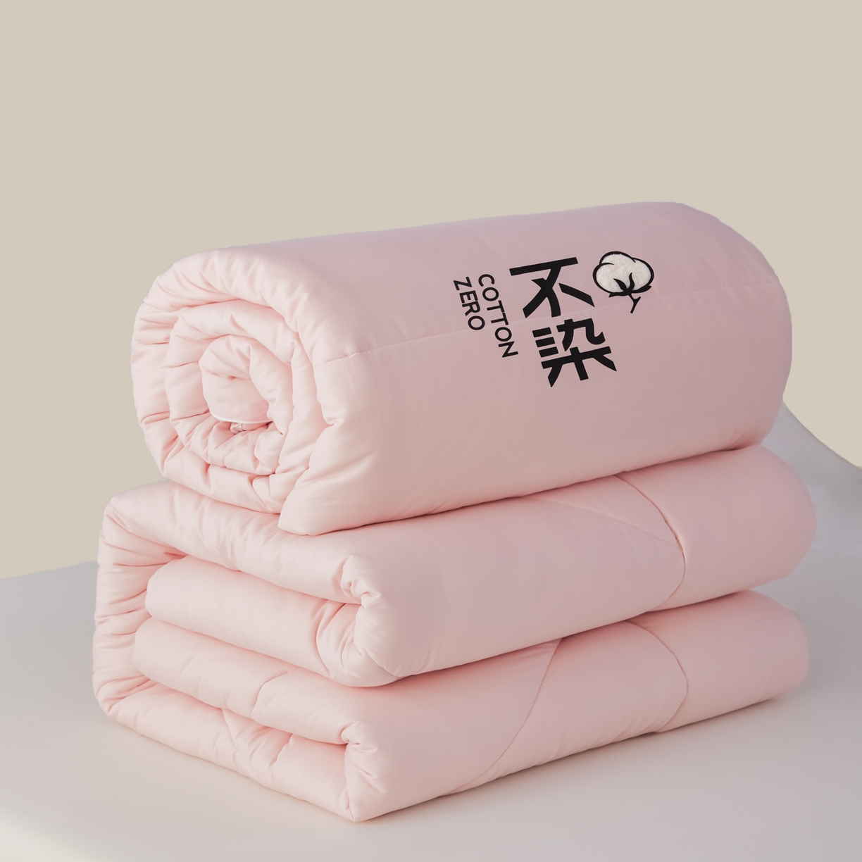 91家纺网 家纺一手货源 找家纺 尊妙被业2026新款全棉棉花被-云朵不染	 云朵不染-全棉粉