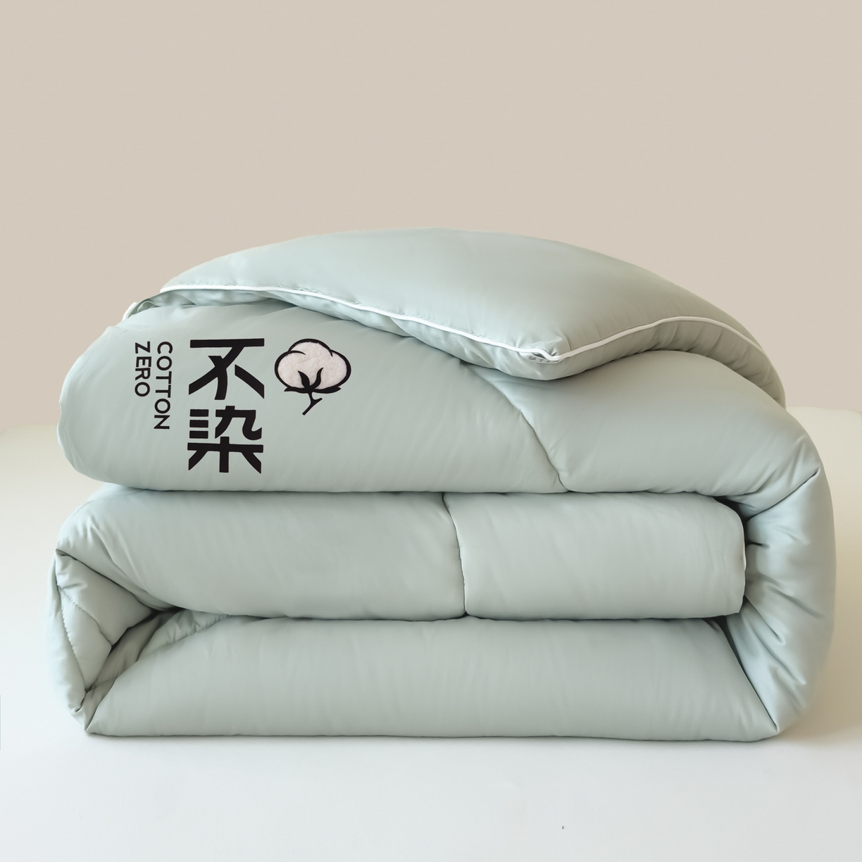 尊妙被业2026新款全棉棉花被-云朵不染	 云朵不染-全棉绿