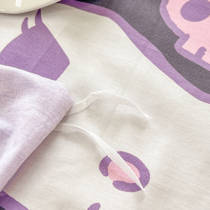 91家纺网 家纺一手货源 找家纺 玉元坊 2025新款大版三丽鸥系列全棉纯棉床单纯棉床裙三四件套简约款 糖果