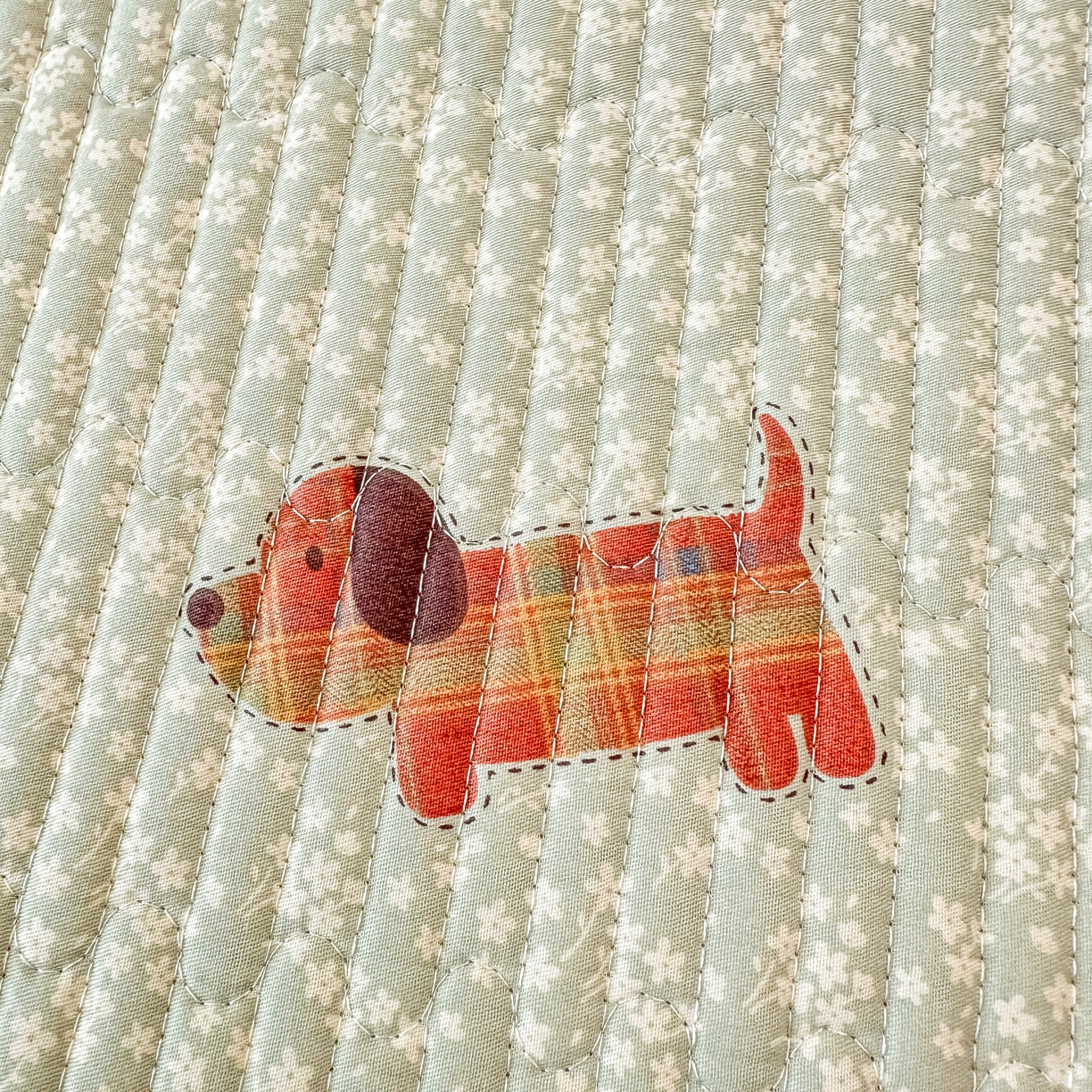 91家纺网 家纺一手货源 找家纺 恒尚居 2025新款A类全棉印花夹棉床盖四季款-系列一 【布丁狗】全棉-四季款