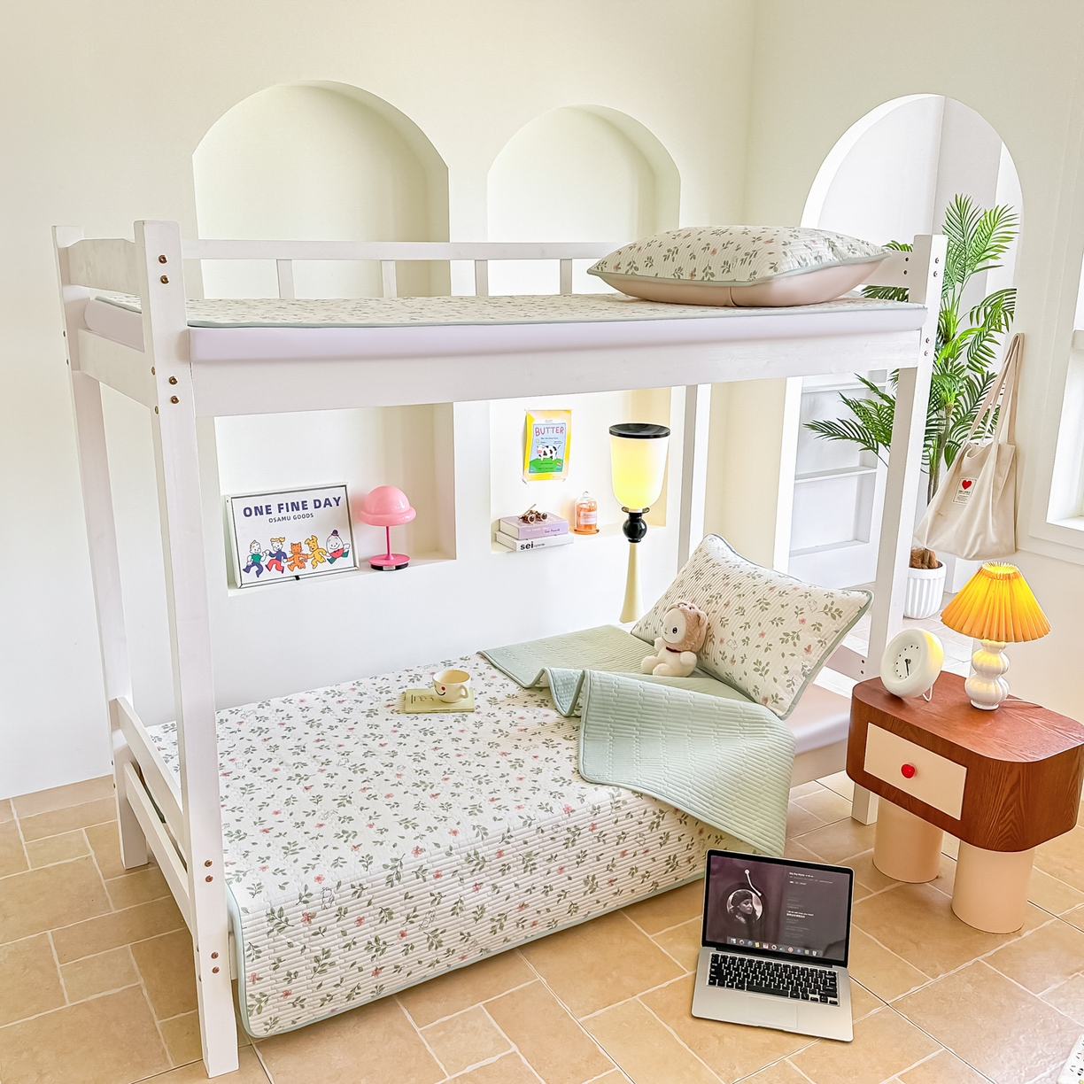 91家纺网 家纺一手货源 找家纺 恒尚居 2025新款A类全棉印花夹棉床盖四季款-系列一 【清新雅韵】全棉-四季款