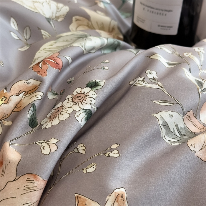 91家纺网 家纺一手货源 找家纺 （总）朵希曼 2025新款全棉贡缎大版数码印花系列