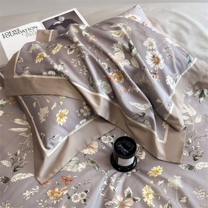 91家纺网 家纺一手货源 找家纺 （总）朵希曼 2025新款全棉贡缎大版数码印花系列