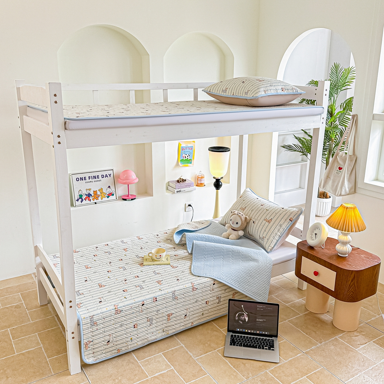 91家纺网 家纺一手货源 找家纺 恒尚居 2025新款A类全棉印花夹棉床盖四季款-系列二 【机灵旺仔】全棉-四季款