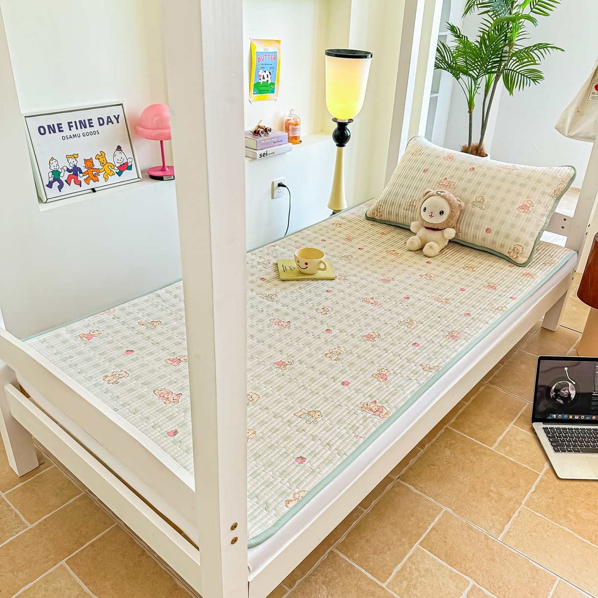 91家纺网 家纺一手货源 找家纺 恒尚居 2025新款A类全棉印花夹棉床盖四季款-系列二 【甜心旺旺】全棉-四季款