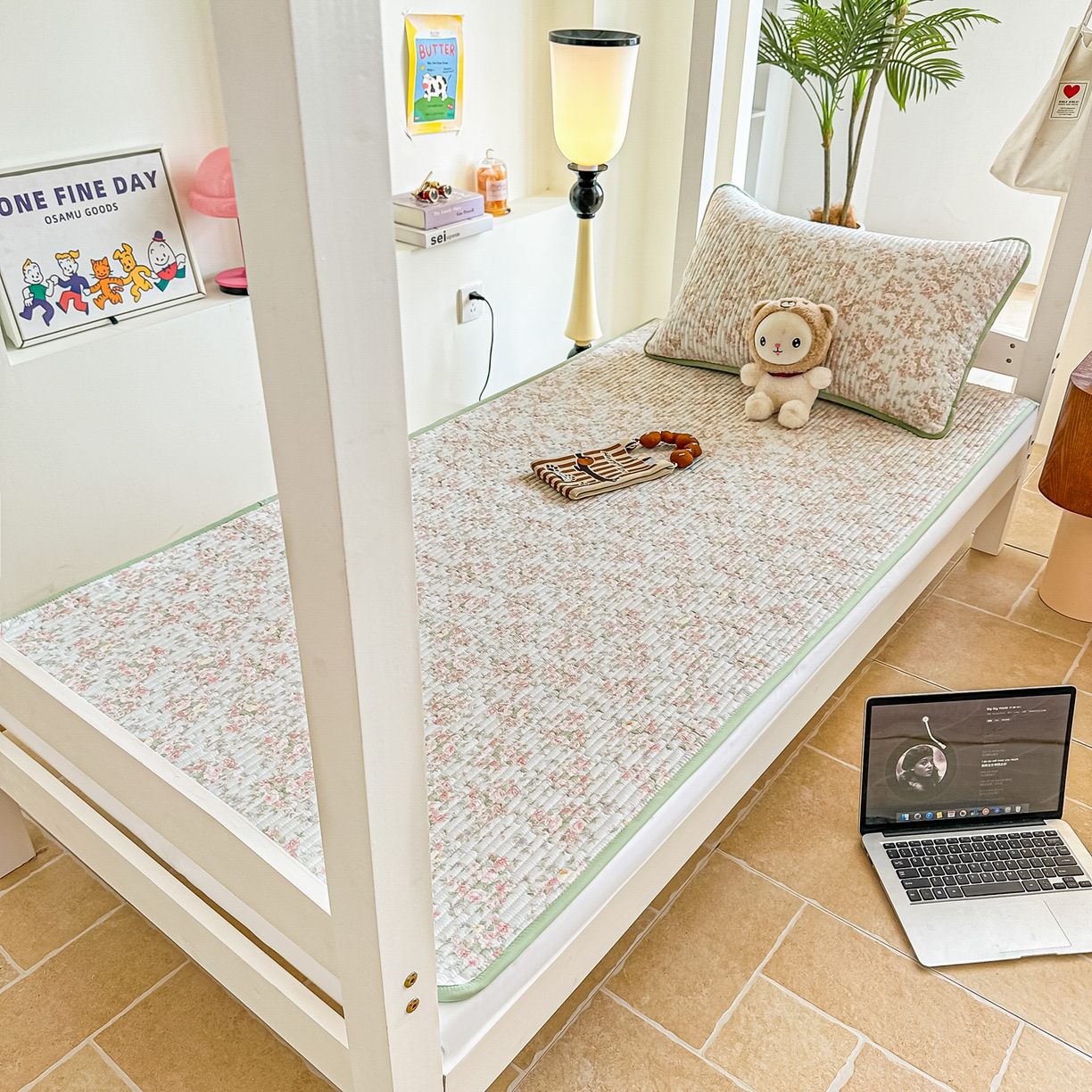 91家纺网 家纺一手货源 找家纺 恒尚居 2025新款A类全棉印花夹棉床盖四季款-系列二 【紫薇花】全棉-四季款