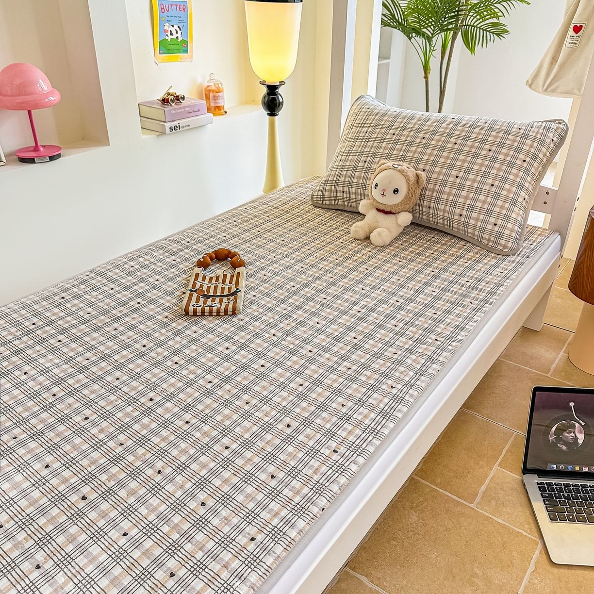 91家纺网 家纺一手货源 找家纺 （总）恒尚居 2025新款A类全棉印花夹棉床盖四季款-系列一