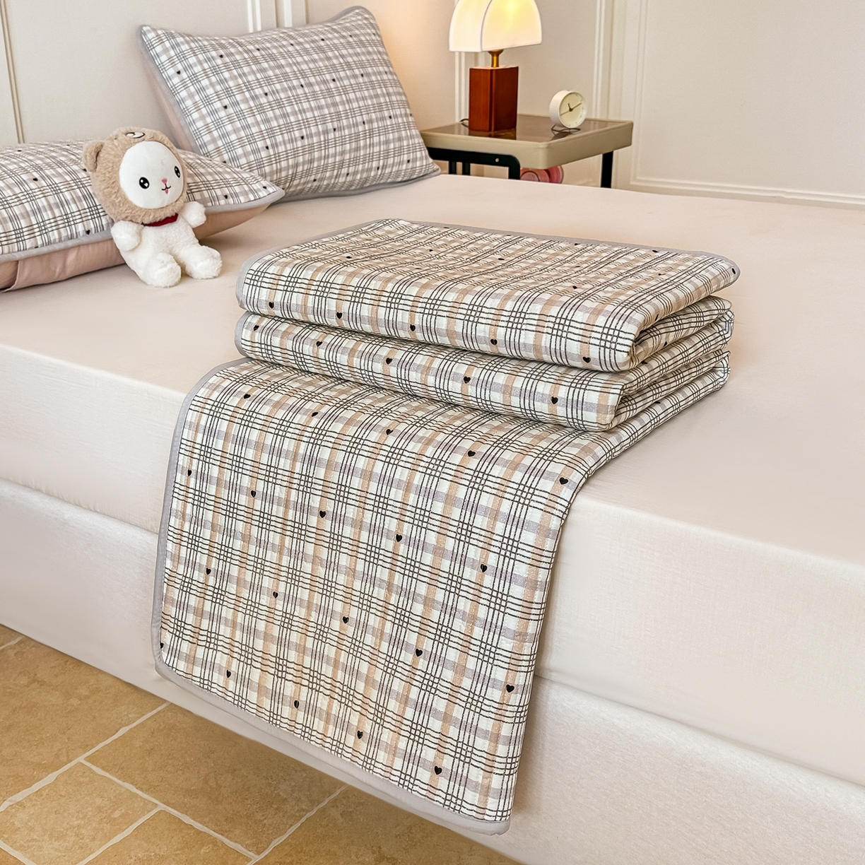 91家纺网 家纺一手货源 找家纺 （总）恒尚居 2025新款A类全棉印花夹棉床盖四季款-系列一