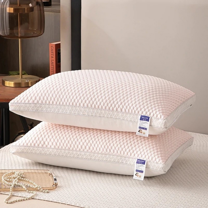 91家纺网 家纺一手货源 找家纺 （总）浩宇家纺 2025新款凉豆豆枕芯外贸畅品枕头家用舒适网边透气四季款（支持定制）