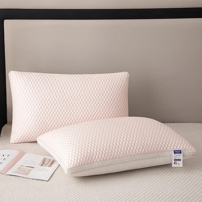 91家纺网 家纺一手货源 找家纺 （总）浩宇家纺 2025新款凉豆豆枕芯外贸畅品枕头家用舒适网边透气四季款（支持定制）