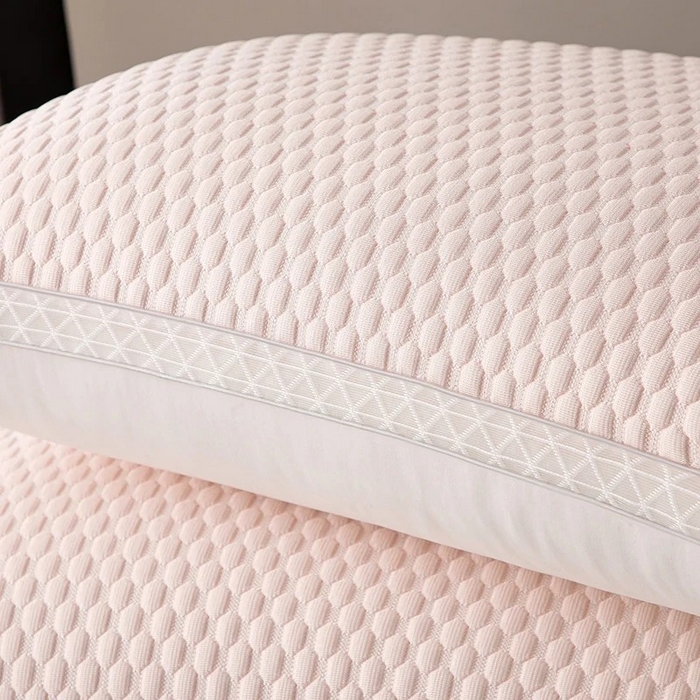 91家纺网 家纺一手货源 找家纺 （总）浩宇家纺 2025新款凉豆豆枕芯外贸畅品枕头家用舒适网边透气四季款（支持定制）