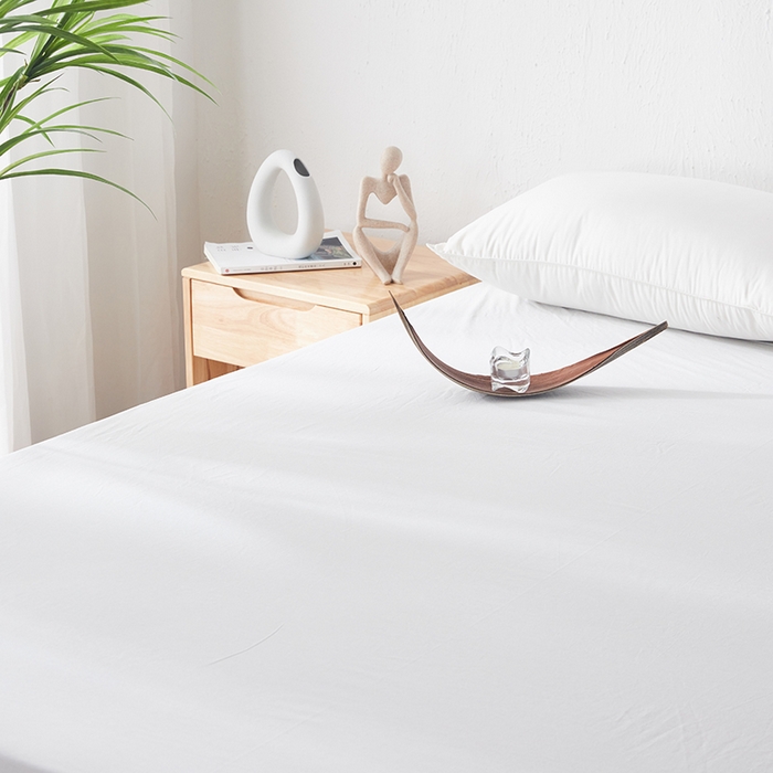 91家纺网 家纺一手货源 找家纺 （总）贝尔 PELLHOME 日式全棉纯棉水洗棉床笠床罩男士简约蓝北欧床垫保护防滑固定单件春节不打烊