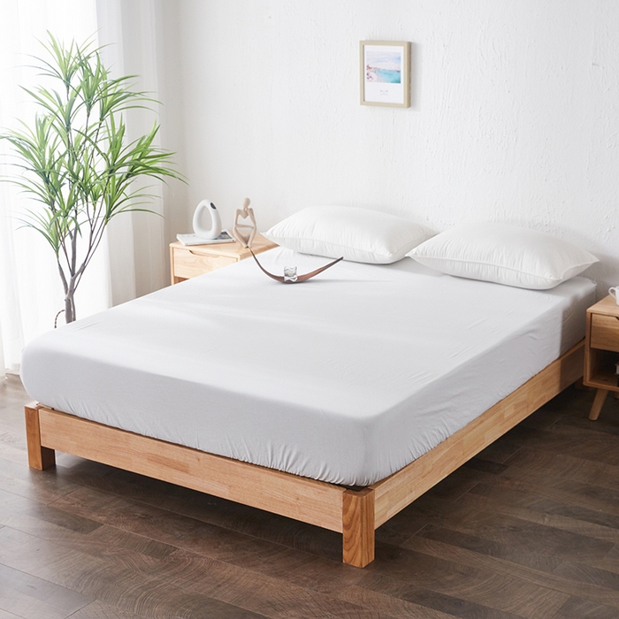 91家纺网 家纺一手货源 找家纺 （总）贝尔 PELLHOME 日式全棉纯棉水洗棉床笠床罩男士简约蓝北欧床垫保护防滑固定单件春节不打烊