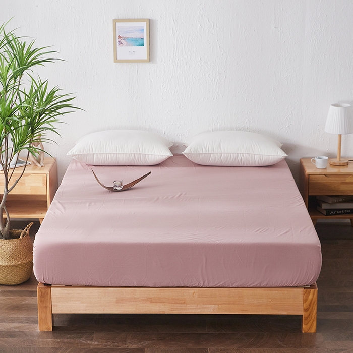 91家纺网 家纺一手货源 找家纺 （总）贝尔 PELLHOME 日式全棉纯棉水洗棉床笠床罩男士简约蓝北欧床垫保护防滑固定单件春节不打烊