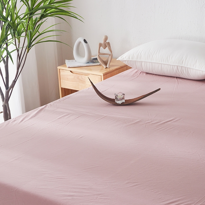 91家纺网 家纺一手货源 找家纺 贝尔 PELLHOME 日式全棉纯棉水洗棉床笠床罩男士简约蓝北欧床垫保护防滑固定单件春节不打烊 豆沙