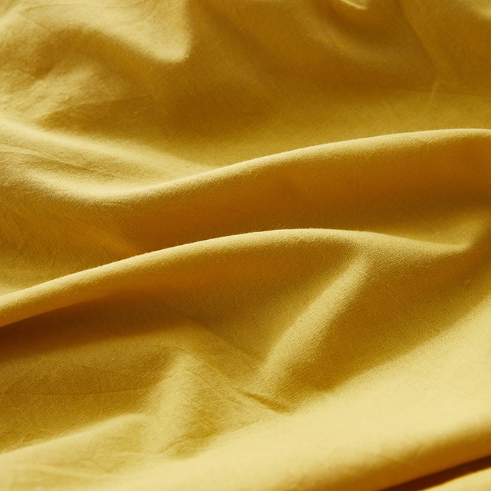 91家纺网 家纺一手货源 找家纺 贝尔 PELLHOME 日式全棉纯棉水洗棉床笠床罩男士简约蓝北欧床垫保护防滑固定单件春节不打烊 黄色