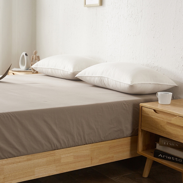 91家纺网 家纺一手货源 找家纺 贝尔 PELLHOME 日式全棉纯棉水洗棉床笠床罩男士简约蓝北欧床垫保护防滑固定单件春节不打烊 卡其