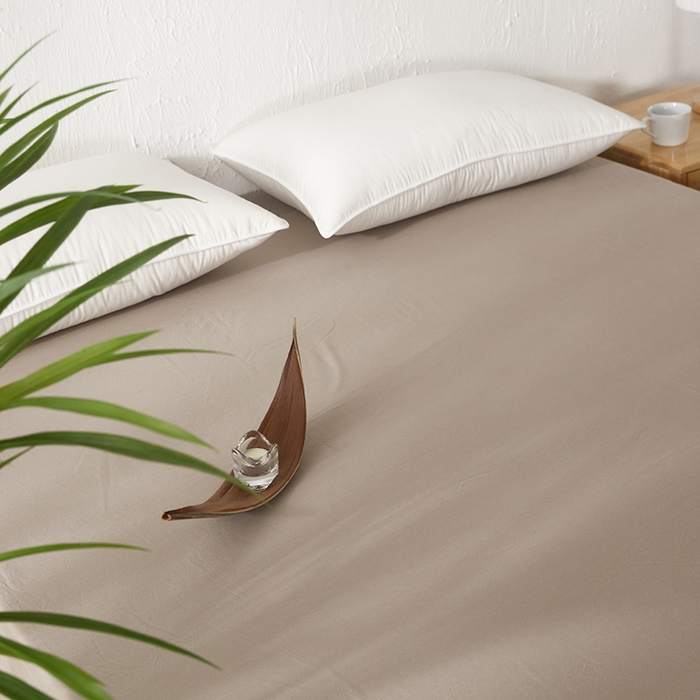 91家纺网 家纺一手货源 找家纺 贝尔 PELLHOME 日式全棉纯棉水洗棉床笠床罩男士简约蓝北欧床垫保护防滑固定单件春节不打烊 卡其